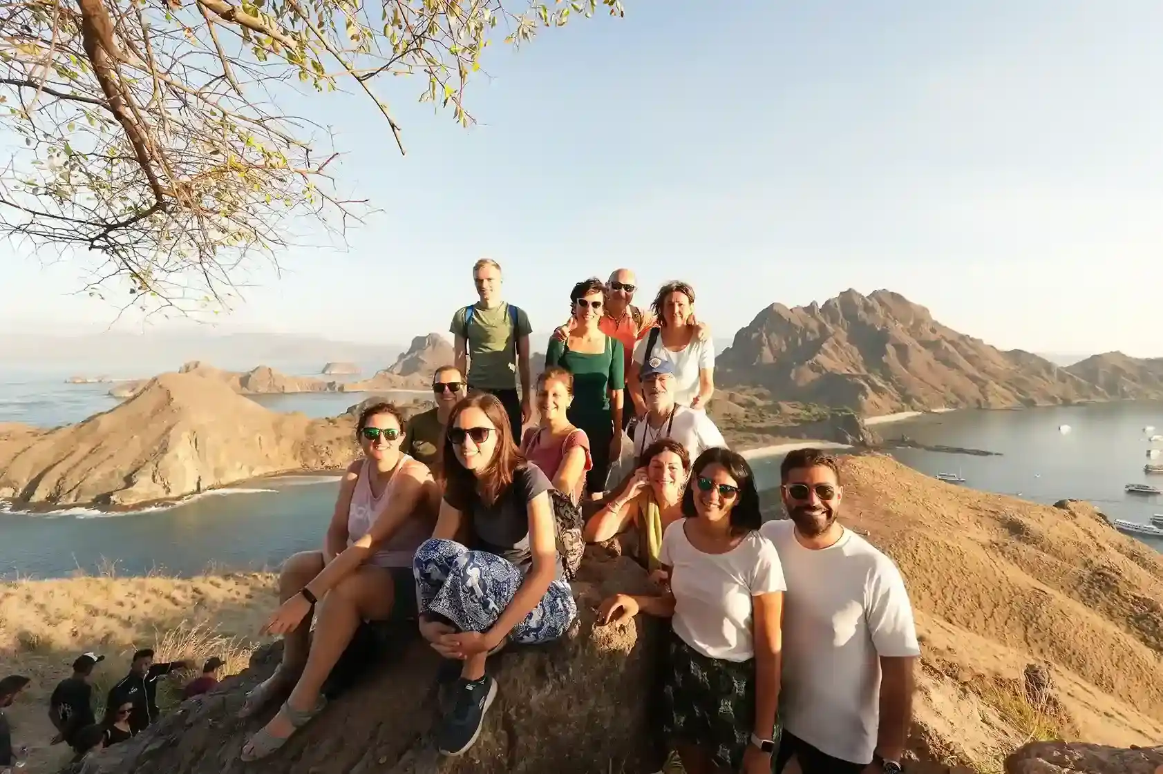 科莫多 Padar 島三色海灣全景 — 峇里島+科莫多7天套餐